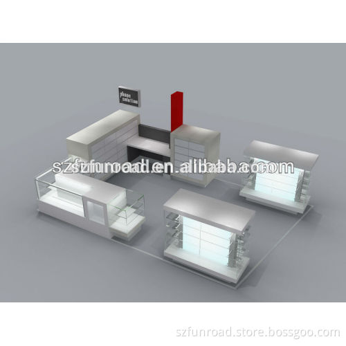 mobile phone store furniture mobile phone kiosk counter display design